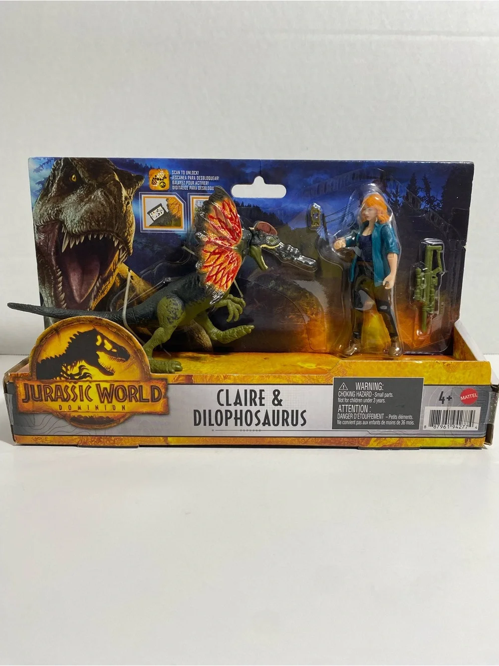 JURASSIC WORLD DOMINION CLAIRE &DILOPHOSAURUS 2021